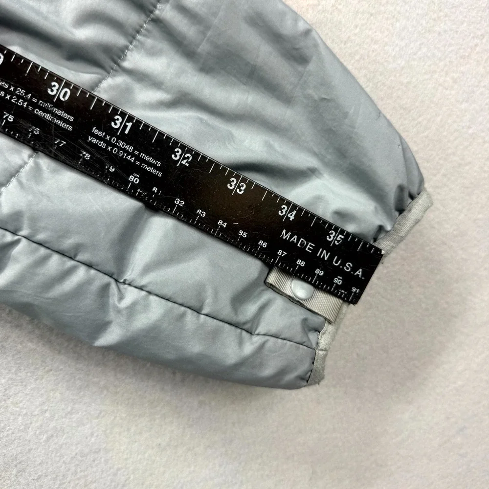 The North‎ Face Insulated Bombay Puffer Jacket Mens XXL Silver Waterproof Zip Up